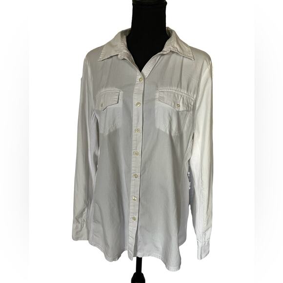 Converse One Star White long Sleeve Top- Perfect Oversized shirt - Picture 13 of 13